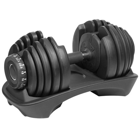 gantera din fonta reglabila automata 24 kg rebel active